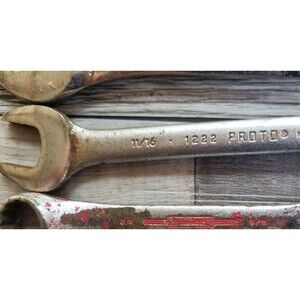 Proto Professional 11/16" SAE 12 Point Combination Wrench 1222 USA